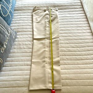Like new straight fit pants in beige!!
